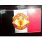  Man Utd MUFC Three Stripe Crest Flag 5 x 3